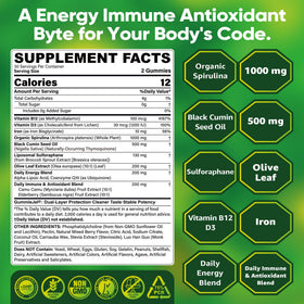 LILICARE Gummies Spiruline Bio 191g avec ouverture du pot