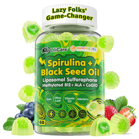 LILICARE Gummies Spiruline Bio 191g vue de devant