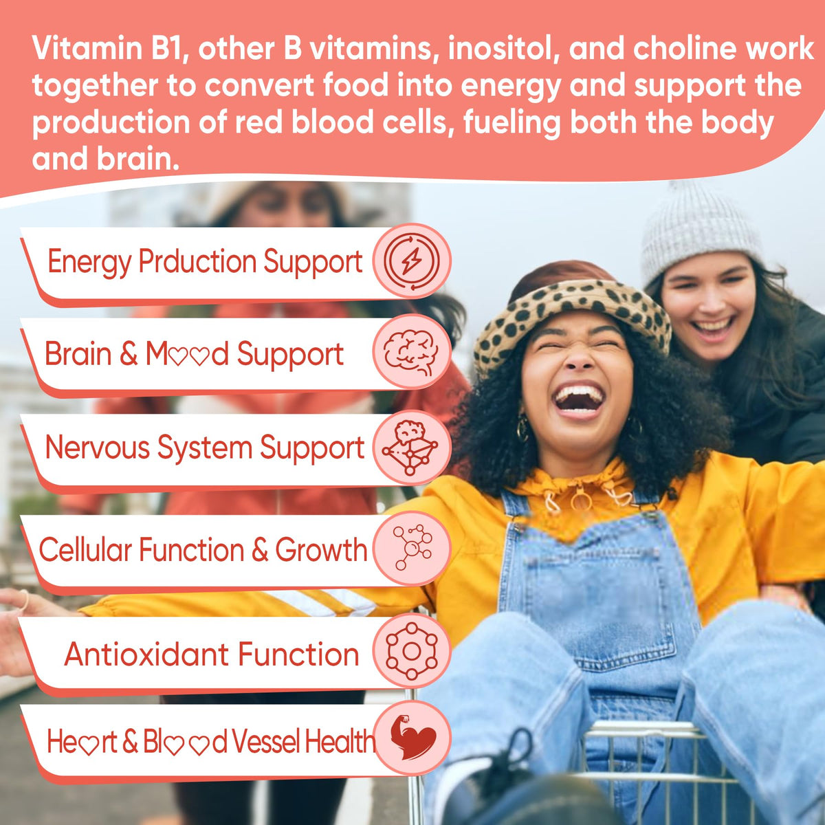 LILICARE Gummies Vitamine B1 Complexe Methylé 60 Ct - emballage