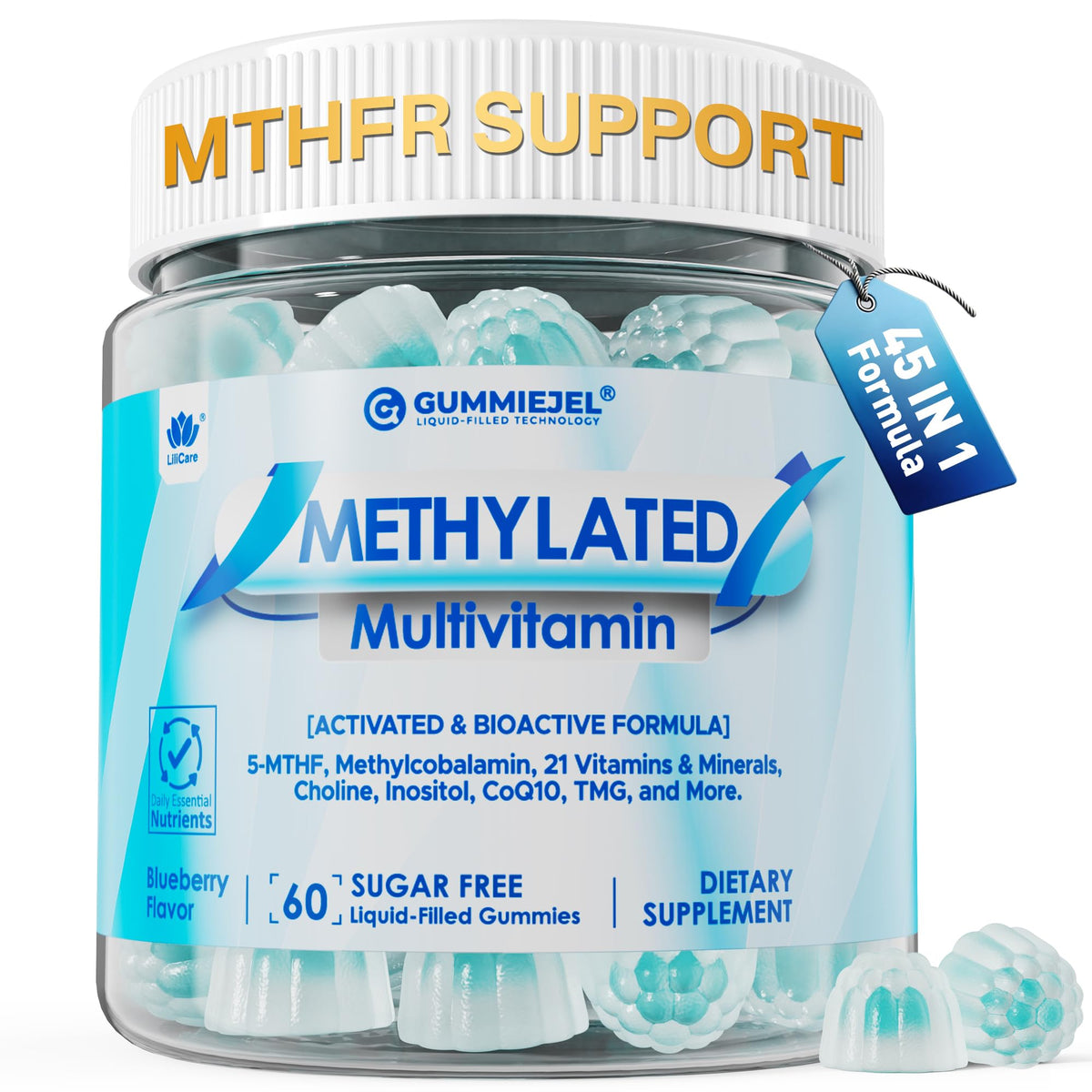 LILICARE Multivitamines Methylées 240g vue avant