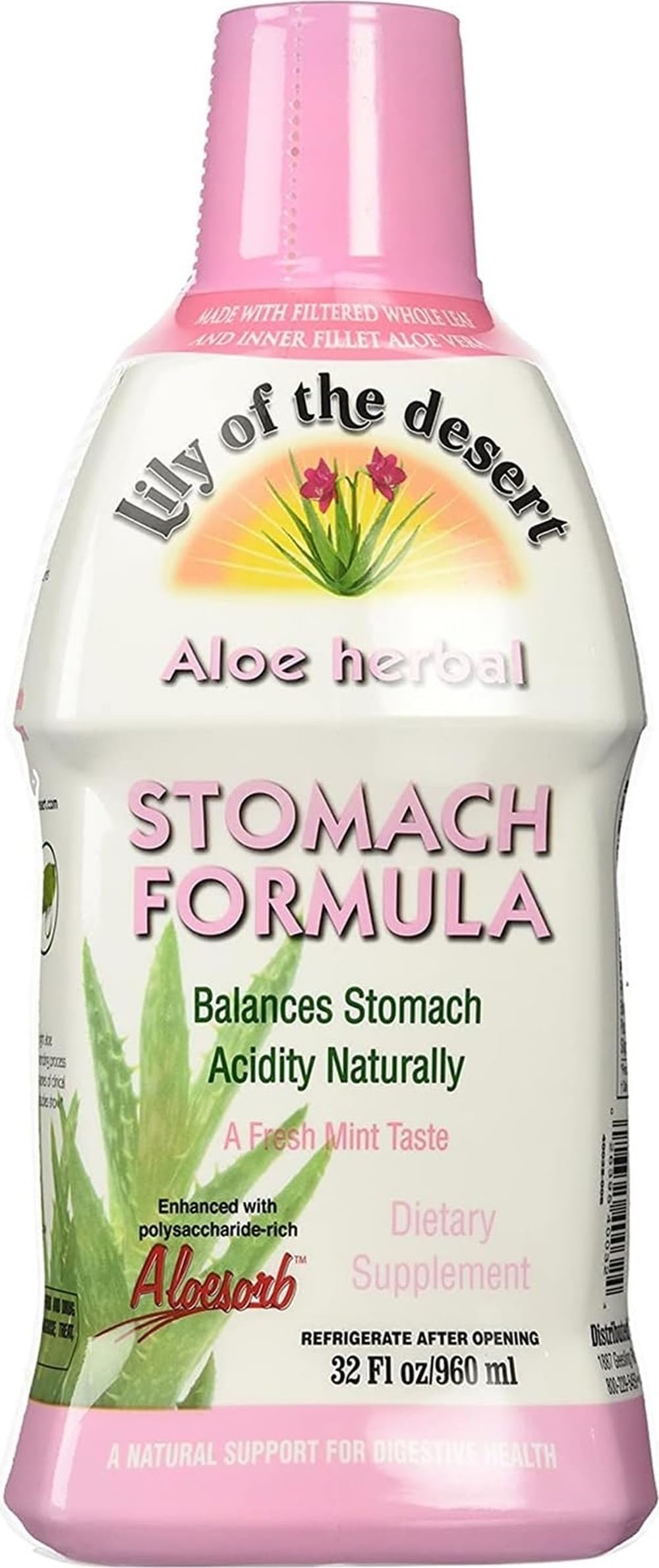 Lily Of The Desert Formule Stomachale 946 ml vue avant