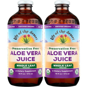 Lily Of The Desert Jus d'Aloe Vera 473 ml bouteille avant