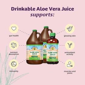 Lily Of The Desert Jus d'Aloe Vera 946 ml sur une table