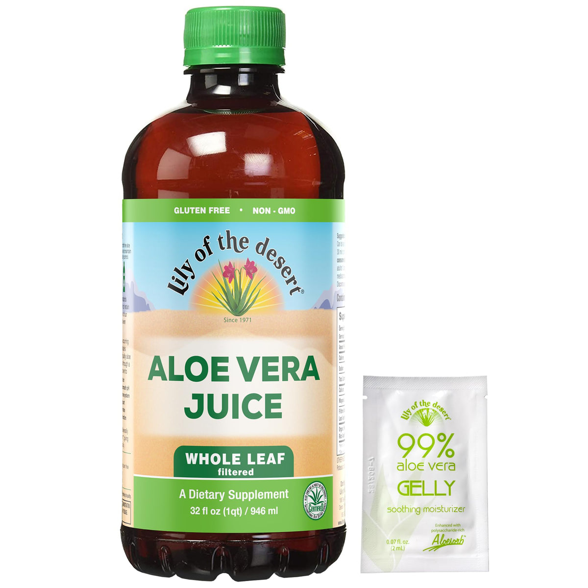 Lily Of The Desert Jus d'Aloe Vera 946 ml vue de face