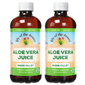 Lily Of The Desert Jus d'Aloe Vera Bio 2-Pack 32 fl oz vue de face