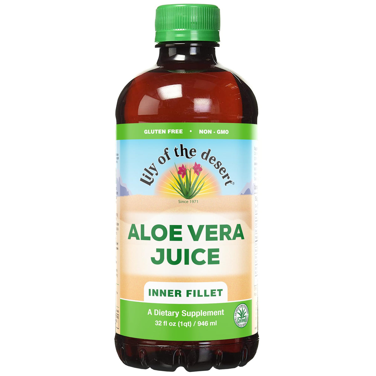 Lily Of The Desert Jus d'Aloe Vera Bio 946 ml vue avant