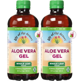 Lily Of The Desert Jus d'Aloe Vera Filtré 2-Pack, vue avant