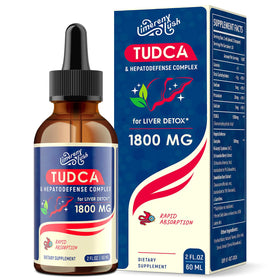 LimerenxLush TUDCA Gouttes de Soutien Hépatique 1800mg - Flacon avant