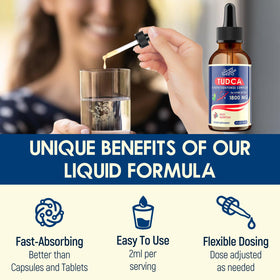 LimerenxLush TUDCA Gouttes de Soutien Hépatique 1800mg - Gouttes en action