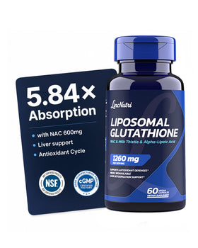LincNutri Glutathion Liposomal 500 mg capsules front view