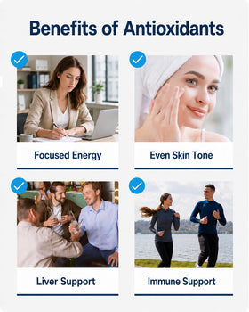 LincNutri Glutathion Liposomal capsules with a glass of water