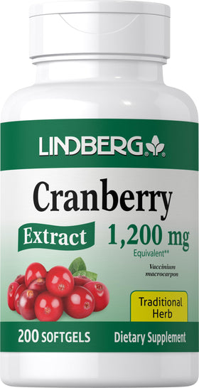 LINDBERG capsules de cranberry 200 unités, emballage avant
