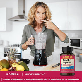 Lindberg Complément Alimentaire Multi-Enzymes 120 Capsules avec fond neutre