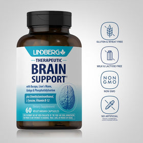 Lindberg Complément Alimentaire Soutien Cérébral 60 Capsules vue de côté
