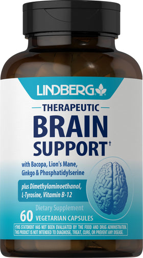 Lindberg Complément Alimentaire Soutien Cérébral 60 Capsules vue de face