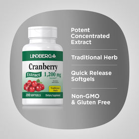 LINDBERG cranberry softgel capsules, taille et texture