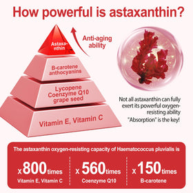 Linizanjiiy Astaxanthin 12mg gélules douces ouvertes