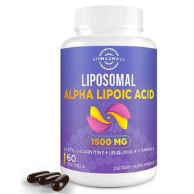 lipmaxmall Acide Alpha Lipoïque 1500mg gélules avant