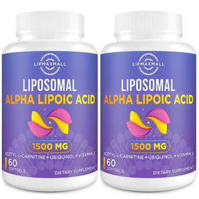 lipmaxmall Acide Alpha-Lipoïque 1500mg gélules de devant
