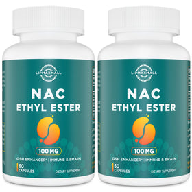 lipmaxmall N-Acetyl Cysteine Ethyl Ester 100mg capsules front view