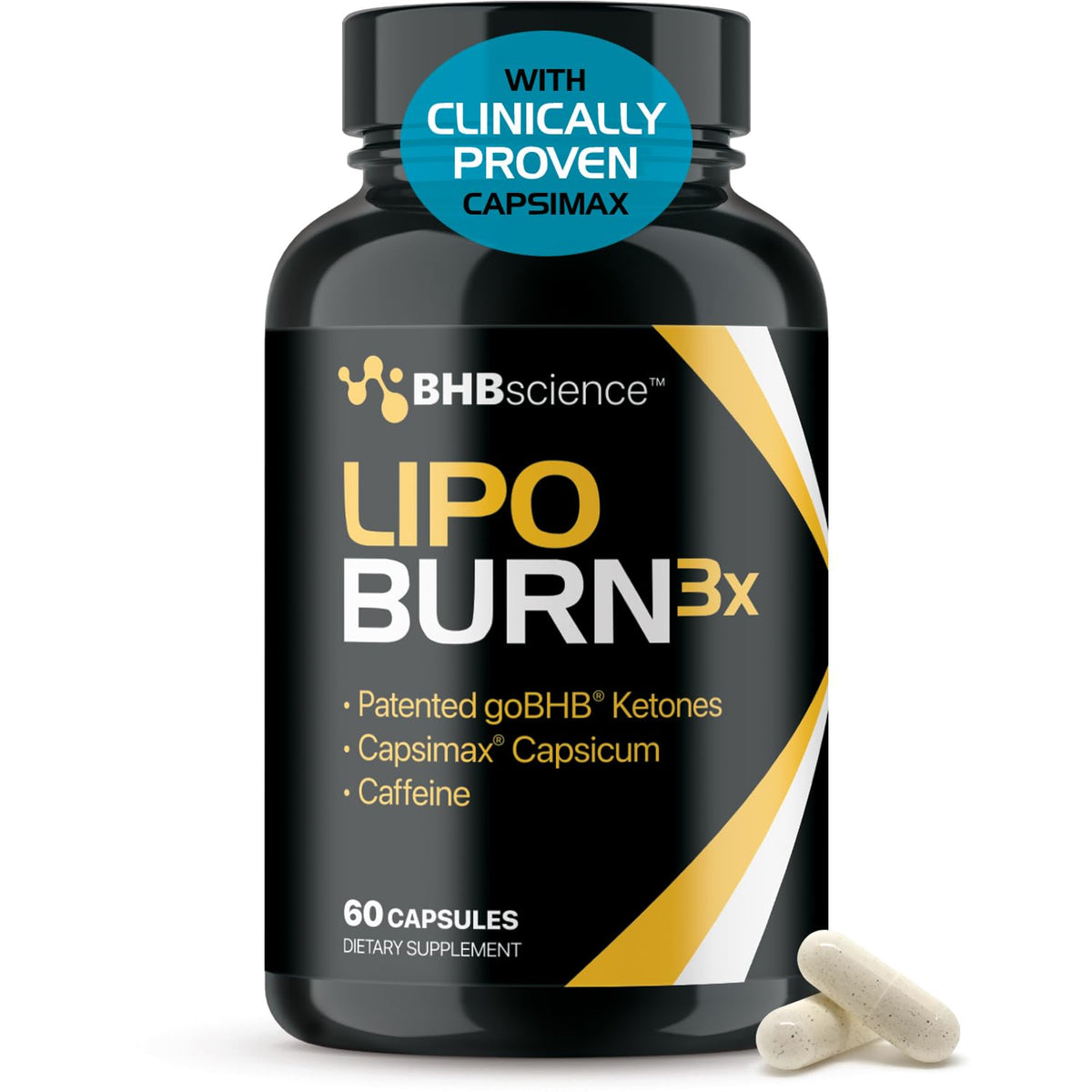 Lipo Burn BHB Complément Alimentaire Real Ketones 68g vue avant