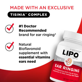 Lipo-Flavonoid 100 comprimés avec étiquette détaillant les ingrédients