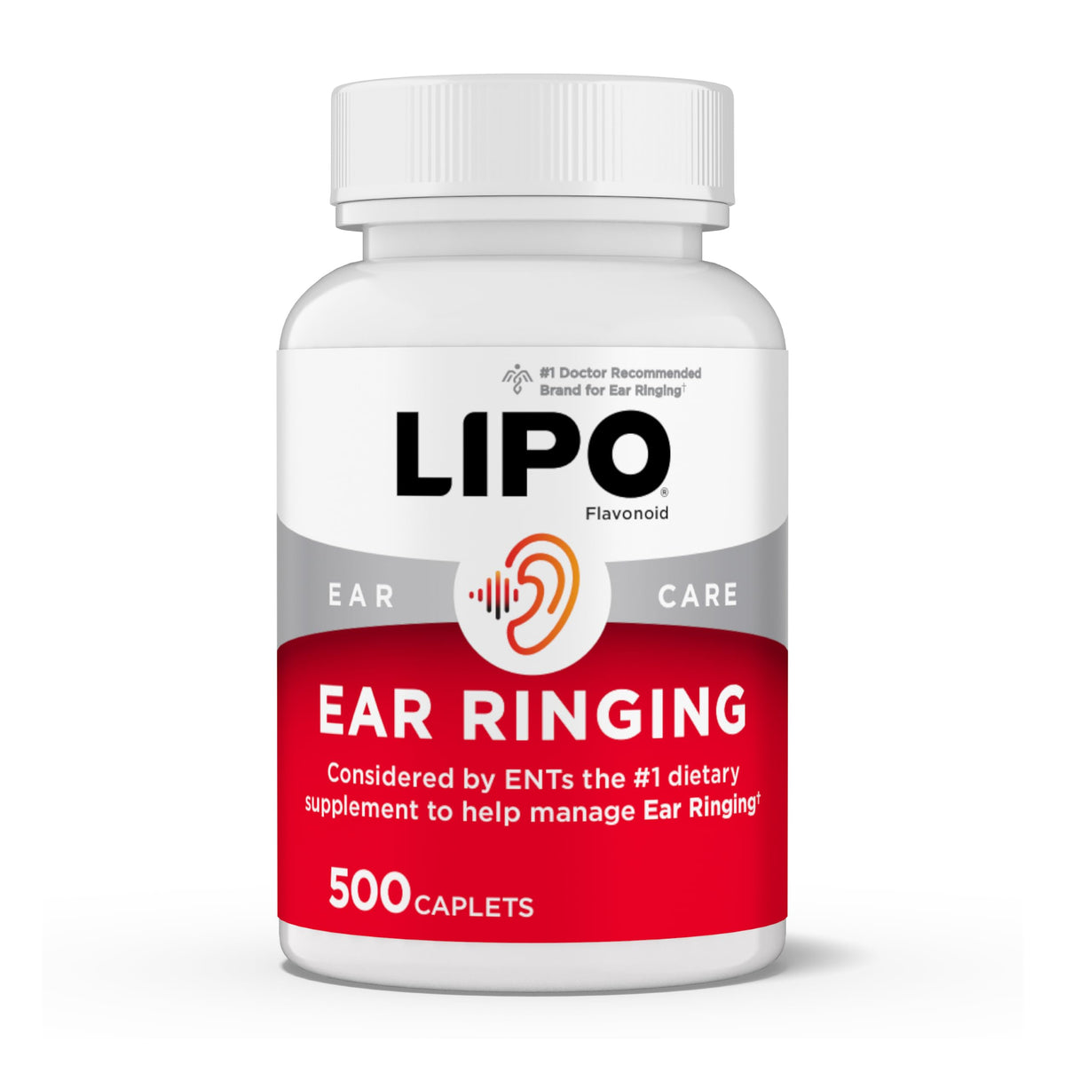 Lipo-Flavonoid Soutien Acouphènes 500 comprimés vue de face