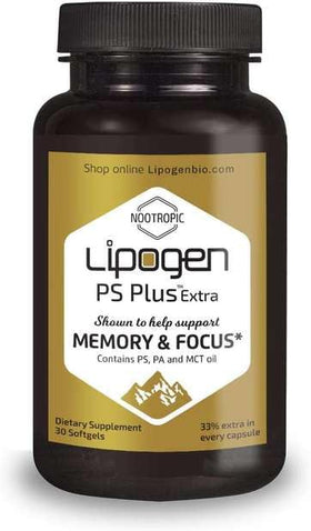 Lipogen PS Plus Extra complément alimentaire 133mg phosphatidylsérine avant