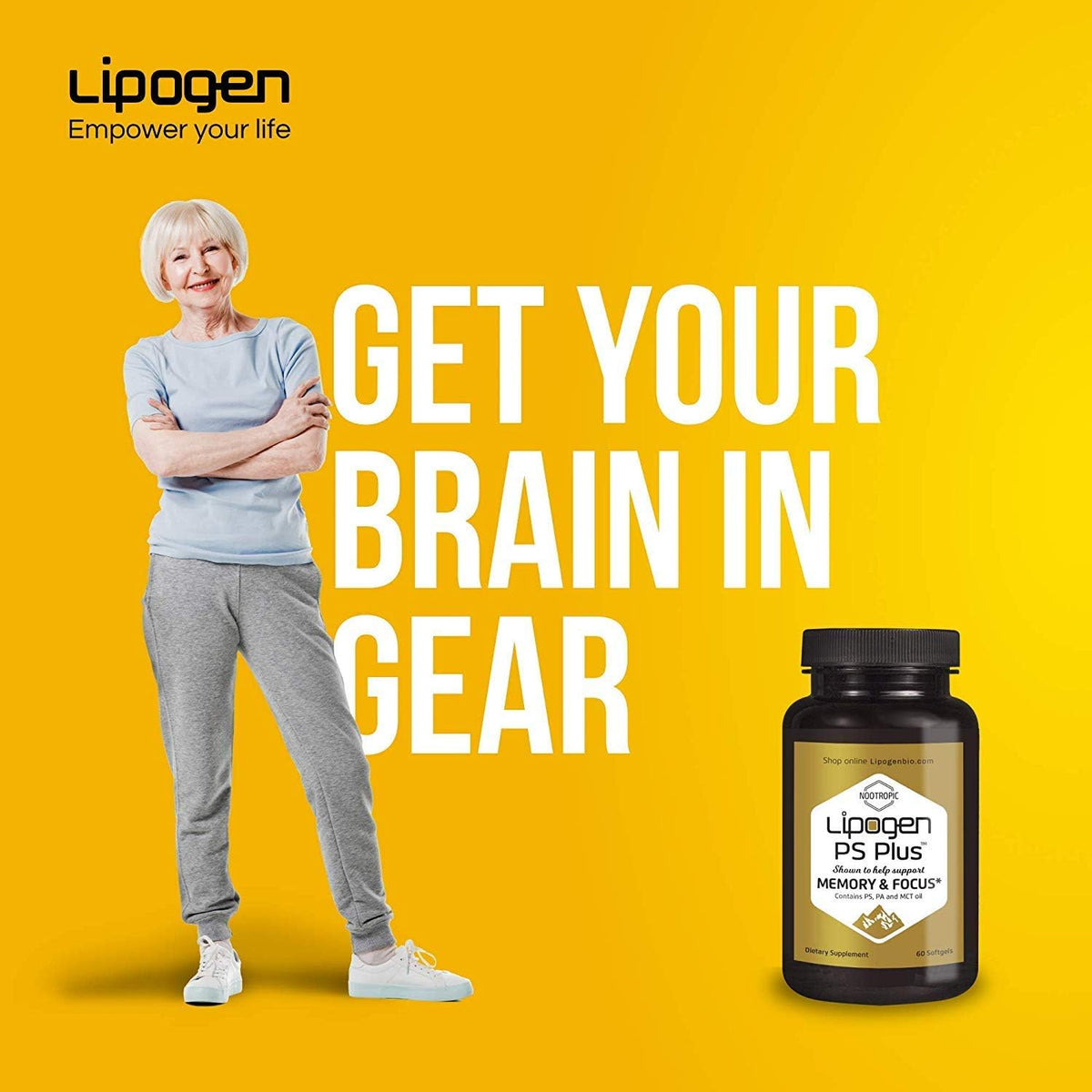 Lipogen PS Plus Extra gélules avec des fruits
