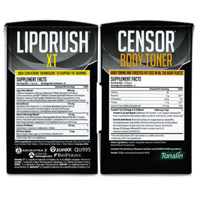 LIPORUSH Dual Impact Stack boîte et contenu
