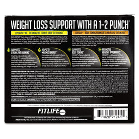 LIPORUSH Dual Impact Stack capsules et softgels