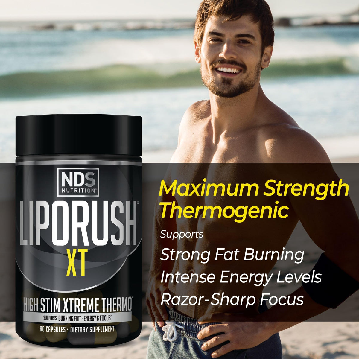 LIPORUSH XT Complément Alimentaire 60 Capsules - utilisation dans un cadre sportif