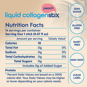 Liquid Collagen Stix collagène liquide 5000 mg avec verre d'eau