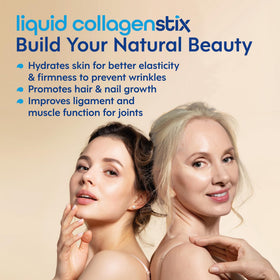 Liquid Collagen Stix - Détails de l'emballage et informations nutritionnelles