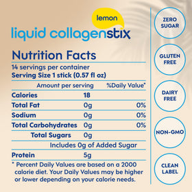 Liquid Collagen Stix - Stick de collagène liquide dans un sac de sport