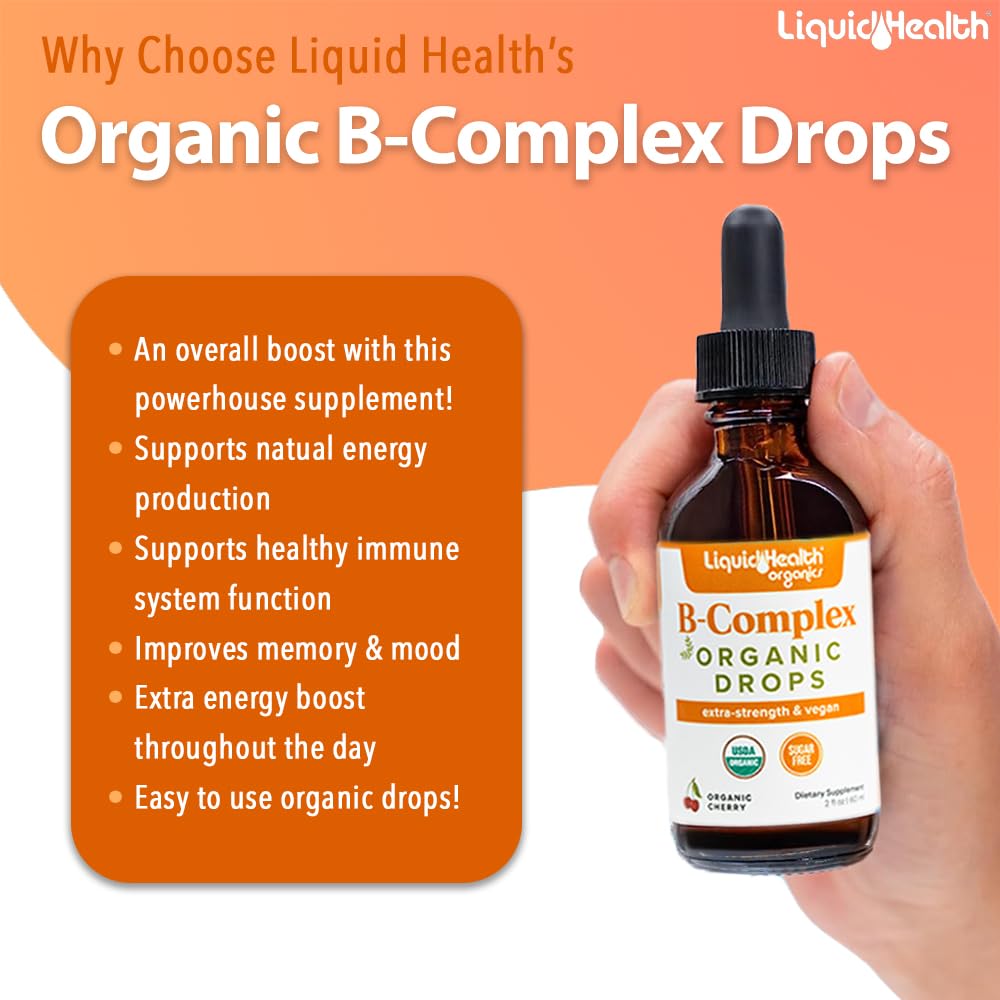 LIQUIDHEALTH B-Complex 20 000 mcg flacon avec dosage