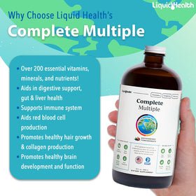 LIQUIDHEALTH Complément Alimentaire Liquide Multivitaminé 32 oz avec cuillère doseuse