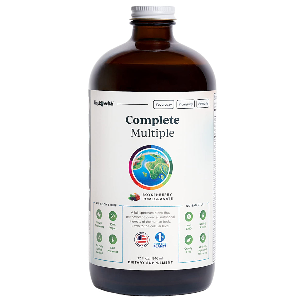 LIQUIDHEALTH Complément Alimentaire Liquide Multivitaminé 32 oz vue avant