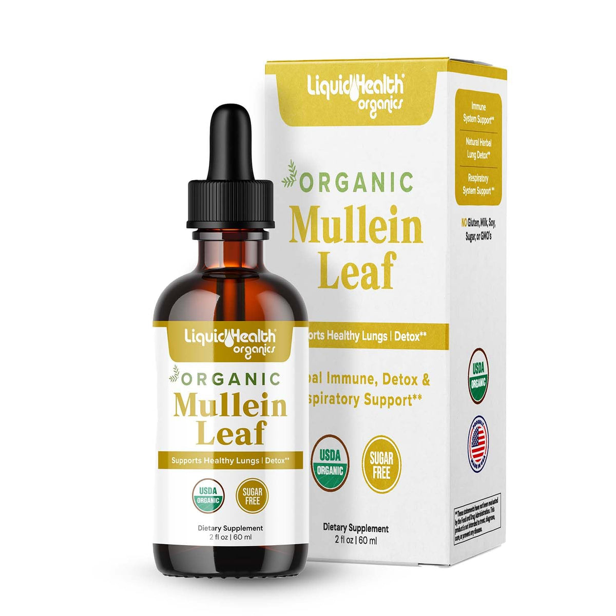 LIQUIDHEALTH Extrait de Feuille de Mauve Bio 1000mg bouteille avant