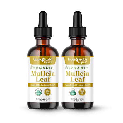 LIQUIDHEALTH Extrait de Feuille de Molène 1000mg devant une étiquette