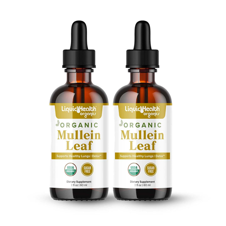 LIQUIDHEALTH Extrait de Feuille de Molène 1000mg devant une étiquette
