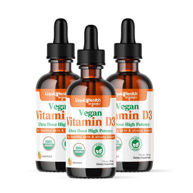 LIQUIDHEALTH Gouttes de Vitamine D3 4000 IU flacon avant