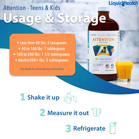 LIQUIDHEALTH Multivitamines, Flacon ouvert avec mesure