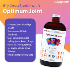 LIQUIDHEALTH Optimum Joint 2 Pack sur fond de fruits