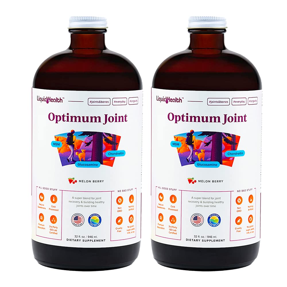 LIQUIDHEALTH Optimum Joint 2 Pack vue avant avec étiquette