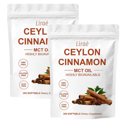 LIRAE Cannelle de Ceylan boîte de 300 gélules vue de face