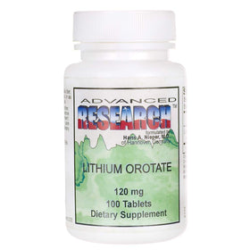 Lithium Orotate 120 mg ADVANCED RESEARCH comprimés avant