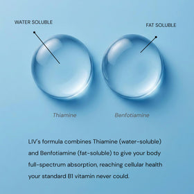 LIV Complément Alimentaire B1 Liquide 60 mL - Étiquette et ingrédients