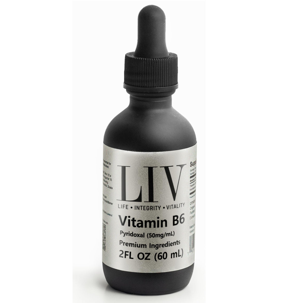 LIV Vitamine B6 Liquide 50 mg bouteille vue avant