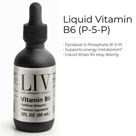 LIV Vitamine B6 Liquide gouttes en format 60 mL